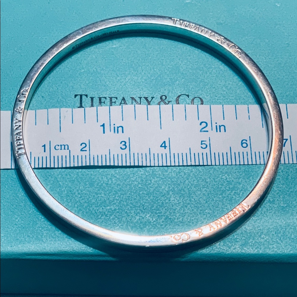 Tiffany & Co💙Very Rare Blue Enamel Bangle💙 - Picture 4 of 4
